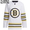 Dresovi Boston Bruins 100th Anniversary Custom Adidas 2023-24 Bijela Authentic - Dječji